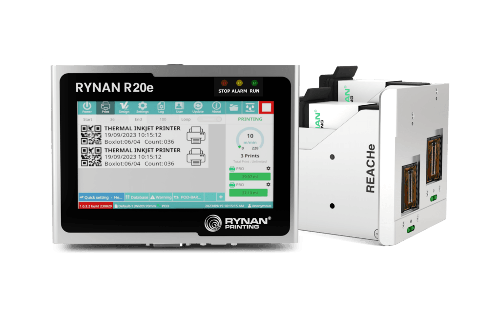 R20e Series TIJ Printer - Packtronic
